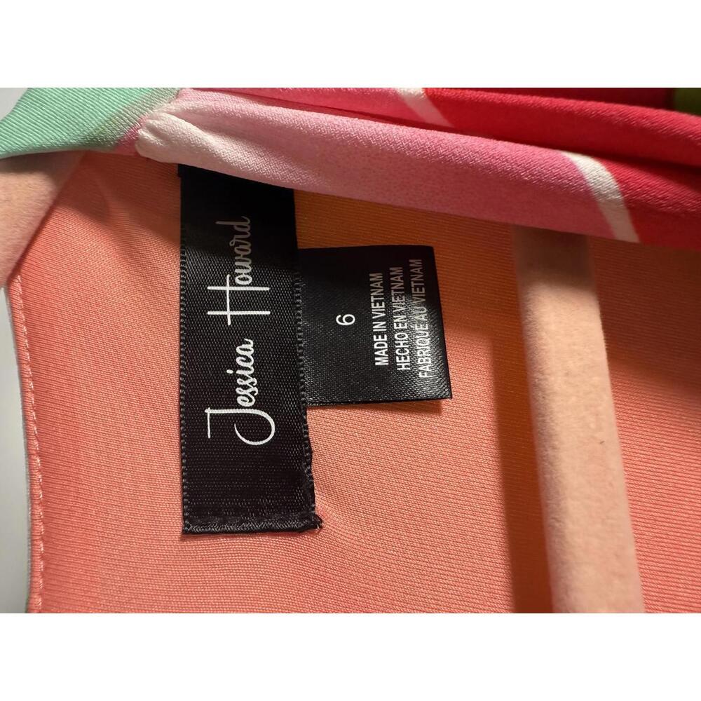 NWT Jessica Howard Women's Sleeveless V-Neck Knot-Front Maxi Dress Size 6 - Picture 6 of 8